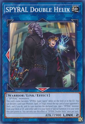 SPYRAL Double Helix (BLC1-EN163) - Battles of Legend: Chapter 1 1st Edition Battles of Legend: Chapter 1 Yugioh Single  Squirtle Squad Card Shop.
