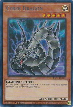 Cyber Dragon (Alternate Art) (Silver) (BLC1-EN021) - Battles of Legend: Chapter 1 1st Edition Battles of Legend: Chapter 1 Yugioh Single  Squirtle Squad Card Shop.