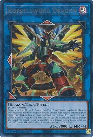 Borrelsword Dragon (Alternate Art) (Silver) (BLC1-EN023) - Battles of Legend: Chapter 1 1st Edition Battles of Legend: Chapter 1 Yugioh Single  Squirtle Squad Card Shop.
