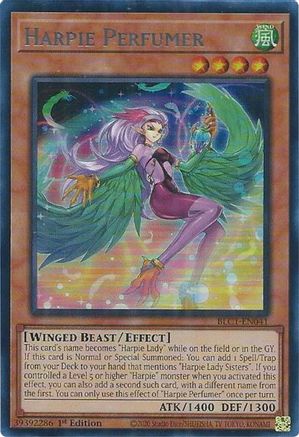 Harpie Perfumer (Silver) (BLC1-EN041) - Battles of Legend: Chapter 1 1st Edition Battles of Legend: Chapter 1 Yugioh Single  Squirtle Squad Card Shop.