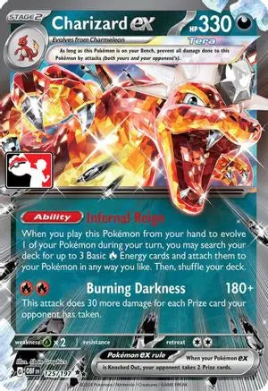 Charizard ex 125 - Holofoil Prize Pack Series Cards - Double Rare Prize Pack Series Cards Pokemon Single  Squirtle Squad Card Shop.