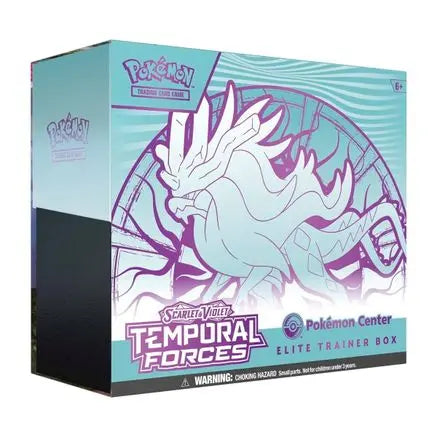 Temporal Forces Pokemon Center Elite Trainer Box (Exclusive) [Walking Wake] SV05: Temporal Forces Pokemon Sealed  Squirtle Squad Card Shop.