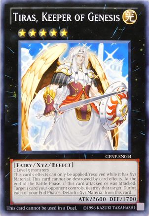Tiras, Keeper of Genesis (Oversized) (GENF-EN044) - Miscellaneous Promotional Cards Unlimited Miscellaneous Promotional Cards Yugioh Single  Squirtle Squad Card Shop.