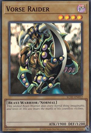 Vorse Raider (KC01-EN012) - 25th Anniversary Ultimate Kaiba Set Unlimited 25th Anniversary Ultimate Kaiba Set Yugioh Single  Squirtle Squad Card Shop.