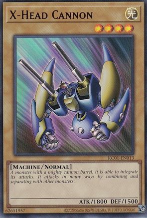 X-Head Cannon (Japanese Artwork) (KC01-EN013) - 25th Anniversary Ultimate Kaiba Set Unlimited 25th Anniversary Ultimate Kaiba Set Yugioh Single  Squirtle Squad Card Shop.