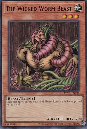 The Wicked Worm Beast (KC01-EN031) - 25th Anniversary Ultimate Kaiba Set Unlimited 25th Anniversary Ultimate Kaiba Set Yugioh Single  Squirtle Squad Card Shop.