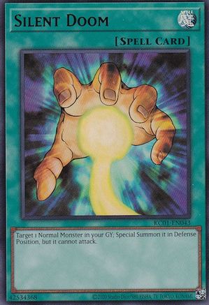 Silent Doom (KC01-EN043) - 25th Anniversary Ultimate Kaiba Set Unlimited 25th Anniversary Ultimate Kaiba Set Yugioh Single  Squirtle Squad Card Shop.