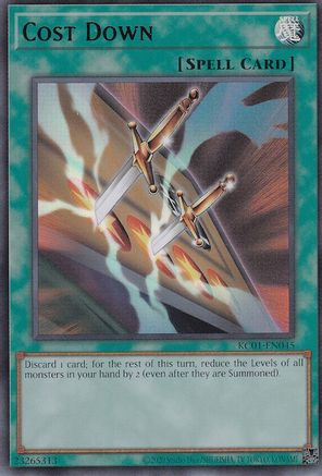 Cost Down (KC01-EN045) - 25th Anniversary Ultimate Kaiba Set Unlimited 25th Anniversary Ultimate Kaiba Set Yugioh Single  Squirtle Squad Card Shop.