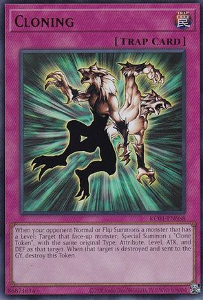 Cloning (KC01-EN058) - 25th Anniversary Ultimate Kaiba Set Unlimited 25th Anniversary Ultimate Kaiba Set Yugioh Single  Squirtle Squad Card Shop.