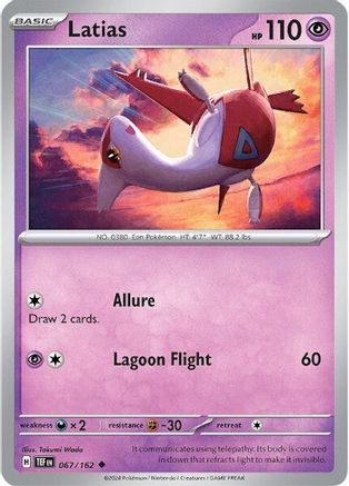 Latias 067  - Reverse Holofoil SV05 Temporal Forces - Uncommon SV05: Temporal Forces Pokemon Single  Squirtle Squad Card Shop.