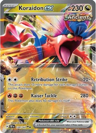 Koraidon ex 120  - Holofoil SV05 Temporal Forces - Double Rare SV05: Temporal Forces Pokemon Single  Squirtle Squad Card Shop.