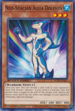 Neo-Spacian Aqua Dolphin (SGX4-ENA07) - Speed Duel GX: Midterm Destruction 1st Edition Speed Duel GX: Midterm Destruction Yugioh Single  Squirtle Squad Card Shop.