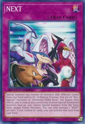 NEXT (SGX4-ENA18) - Speed Duel GX: Midterm Destruction 1st Edition Speed Duel GX: Midterm Destruction Yugioh Single  Squirtle Squad Card Shop.
