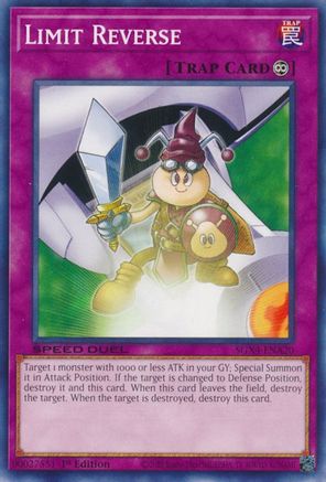Limit Reverse (SGX4-ENA20) - Speed Duel GX: Midterm Destruction 1st Edition Speed Duel GX: Midterm Destruction Yugioh Single  Squirtle Squad Card Shop.