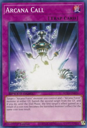 Arcana Call (SGX4-ENB16) - Speed Duel GX: Midterm Destruction 1st Edition Speed Duel GX: Midterm Destruction Yugioh Single  Squirtle Squad Card Shop.