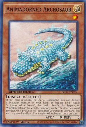 Animadorned Archosaur (SGX4-ENC04) - Speed Duel GX: Midterm Destruction 1st Edition Speed Duel GX: Midterm Destruction Yugioh Single  Squirtle Squad Card Shop.