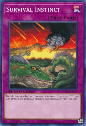 Survival Instinct (SGX4-ENC18) - Speed Duel GX: Midterm Destruction 1st Edition Speed Duel GX: Midterm Destruction Yugioh Single  Squirtle Squad Card Shop.