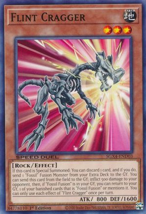 Flint Cragger (SGX4-END03) - Speed Duel GX: Midterm Destruction 1st Edition Speed Duel GX: Midterm Destruction Yugioh Single  Squirtle Squad Card Shop.