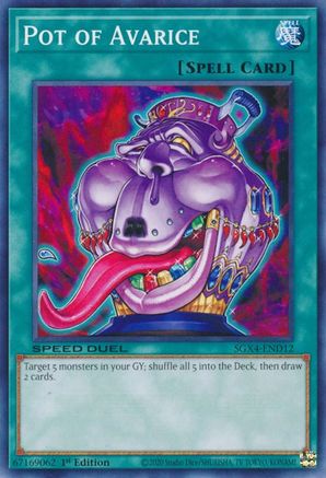 Pot of Avarice (SGX4-END12) - Speed Duel GX: Midterm Destruction 1st Edition Speed Duel GX: Midterm Destruction Yugioh Single  Squirtle Squad Card Shop.
