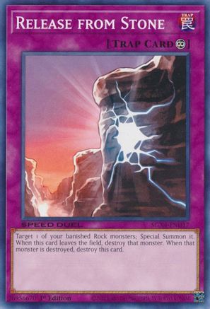 Release from Stone (SGX4-END17) - Speed Duel GX: Midterm Destruction 1st Edition Speed Duel GX: Midterm Destruction Yugioh Single  Squirtle Squad Card Shop.