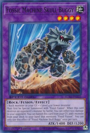 Fossil Machine Skull Buggy (SGX4-END22) - Speed Duel GX: Midterm Destruction 1st Edition Speed Duel GX: Midterm Destruction Yugioh Single  Squirtle Squad Card Shop.