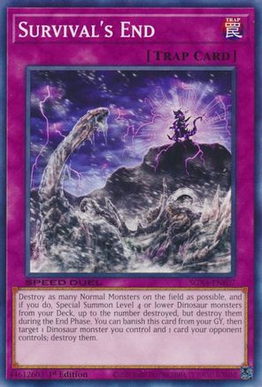 Survival's End (SGX4-ENE07) - Speed Duel GX: Midterm Destruction 1st Edition Speed Duel GX: Midterm Destruction Yugioh Single  Squirtle Squad Card Shop.