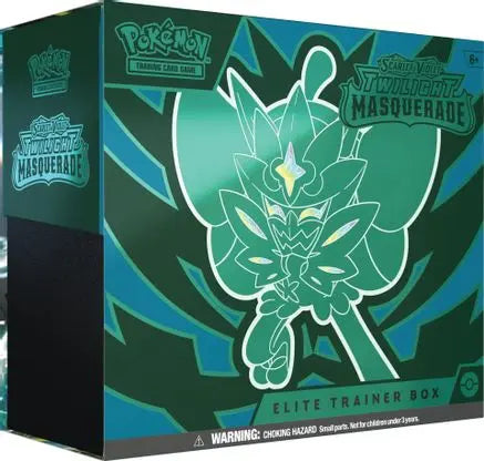 Pokemon TCG - Scarlet & Violet Twilight Masquerade Elite Trainer Box - Sealed - English SV06: Twilight Masquerade Pokemon Sealed  Squirtle Squad Card Shop.
