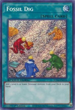 Fossil Dig (Secret Rare) (SGX4-ENC14) - Speed Duel GX: Midterm Destruction 1st Edition Speed Duel GX: Midterm Destruction Yugioh Single  Squirtle Squad Card Shop.