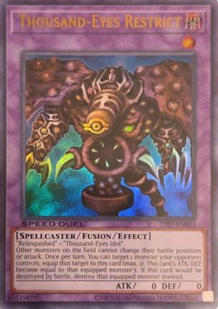 Thousand-Eyes Restrict (STP7-EN003) - Speed Duel: Tournament Pack 7 Unlimited Speed Duel: Tournament Pack 7 Yugioh Single  Squirtle Squad Card Shop.