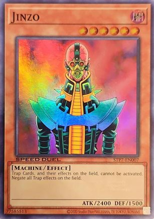 Jinzo (STP7-EN007) - Speed Duel: Tournament Pack 7 Unlimited Speed Duel: Tournament Pack 7 Yugioh Single  Squirtle Squad Card Shop.