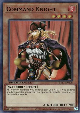 Command Knight (STP7-EN008) - Speed Duel: Tournament Pack 7 Unlimited Speed Duel: Tournament Pack 7 Yugioh Single  Squirtle Squad Card Shop.