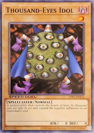 Thousand-Eyes Idol (STP7-EN016) - Speed Duel: Tournament Pack 7 Unlimited Speed Duel: Tournament Pack 7 Yugioh Single  Squirtle Squad Card Shop.