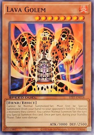 Lava Golem (STP7-EN018) - Speed Duel: Tournament Pack 7 Unlimited Speed Duel: Tournament Pack 7 Yugioh Single  Squirtle Squad Card Shop.