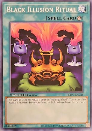 Black Illusion Ritual (STP7-EN025) - Speed Duel: Tournament Pack 7 Unlimited Speed Duel: Tournament Pack 7 Yugioh Single  Squirtle Squad Card Shop.