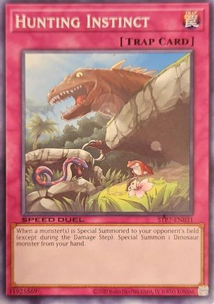 Hunting Instinct (STP7-EN031) - Speed Duel: Tournament Pack 7 Unlimited Speed Duel: Tournament Pack 7 Yugioh Single  Squirtle Squad Card Shop.