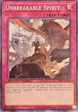 Unbreakable Spirit (STP7-EN033) - Speed Duel: Tournament Pack 7 Unlimited Speed Duel: Tournament Pack 7 Yugioh Single  Squirtle Squad Card Shop.