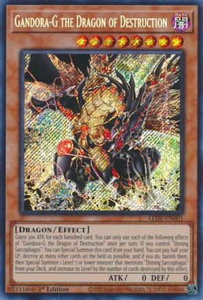 Gandora-G the Dragon of Destruction (LEDE-EN001) - Legacy of Destruction 1st Edition Legacy of Destruction Yugioh Single  Squirtle Squad Card Shop.