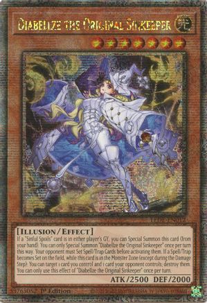 Diabellze the Original Sinkeeper (Quarter Century Secret Rare) (LEDE-EN012) - Legacy of Destruction 1st Edition Legacy of Destruction Yugioh Single  Squirtle Squad Card Shop.