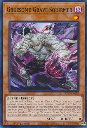 Gruesome Grave Squirmer (LEDE-EN019) - Legacy of Destruction 1st Edition Legacy of Destruction Yugioh Single  Squirtle Squad Card Shop.
