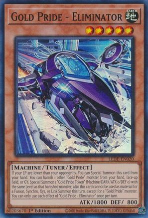 Gold Pride - Eliminator (LEDE-EN020) - Legacy of Destruction 1st Edition Legacy of Destruction Yugioh Single  Squirtle Squad Card Shop.