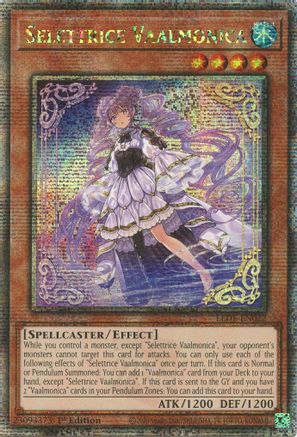 Selettrice Vaalmonica (Quarter Century Secret Rare) (LEDE-EN022) - Legacy of Destruction 1st Edition Legacy of Destruction Yugioh Single  Squirtle Squad Card Shop.