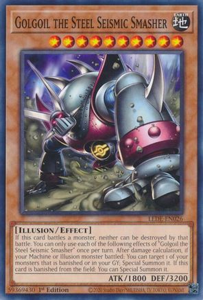 Golgoil the Steel Seismic Smasher (LEDE-EN026) - Legacy of Destruction 1st Edition Legacy of Destruction Yugioh Single  Squirtle Squad Card Shop.