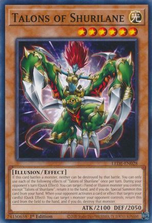 Talons of Shurilane (LEDE-EN028) - Legacy of Destruction 1st Edition Legacy of Destruction Yugioh Single  Squirtle Squad Card Shop.