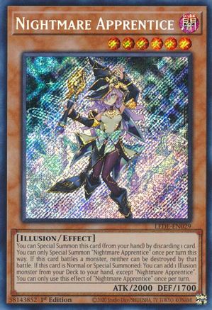 Nightmare Apprentice (LEDE-EN029) - Legacy of Destruction 1st Edition Legacy of Destruction Yugioh Single  Squirtle Squad Card Shop.