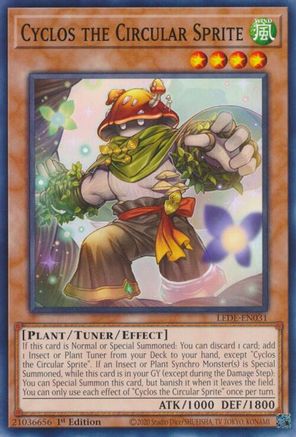 Cyclos the Circular Sprite (LEDE-EN031) - Legacy of Destruction 1st Edition Legacy of Destruction Yugioh Single  Squirtle Squad Card Shop.