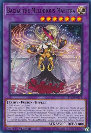 Bacha the Melodious Maestra (LEDE-EN035) - Legacy of Destruction 1st Edition Legacy of Destruction Yugioh Single  Squirtle Squad Card Shop.