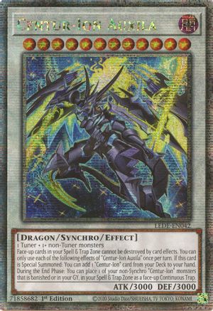 Centur-Ion Auxila (Quarter Century Secret Rare) (LEDE-EN042) - Legacy of Destruction 1st Edition Legacy of Destruction Yugioh Single  Squirtle Squad Card Shop.