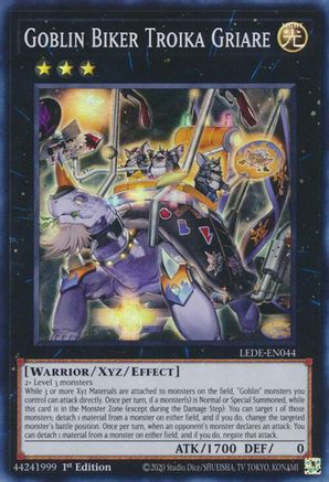 Goblin Biker Troika Griare (LEDE-EN044) - Legacy of Destruction 1st Edition Legacy of Destruction Yugioh Single  Squirtle Squad Card Shop.