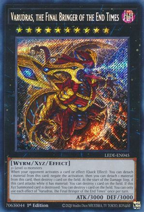 Varudras, the Final Bringer of the End Times (LEDE-EN045) - Legacy of Destruction 1st Edition Legacy of Destruction Yugioh Single  Squirtle Squad Card Shop.