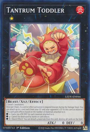 Tantrum Toddler (LEDE-EN046) - Legacy of Destruction 1st Edition Legacy of Destruction Yugioh Single  Squirtle Squad Card Shop.